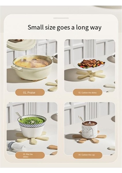 Sıcak Yemekler Için Üç Ayaklı Altlıklar, Ağaç Şeklinde Üç Ayaklı Altlık Seti, Sıcak Tencereler Için Altlık, Tavalar Için Katlanabilir Isıtma Pedleri, Kase Masa, Kare Taban (Yurt Dışından) fırsatları