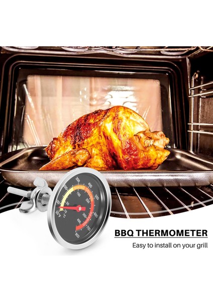 Barbekü Izgara Sıcaklık Ölçer, Barbekü Kömür Izgara Tütsüleme Sıcaklık Ölçer, Pit Bbq Pizza Fırını Termometresi (Yurt Dışından) indirimleri