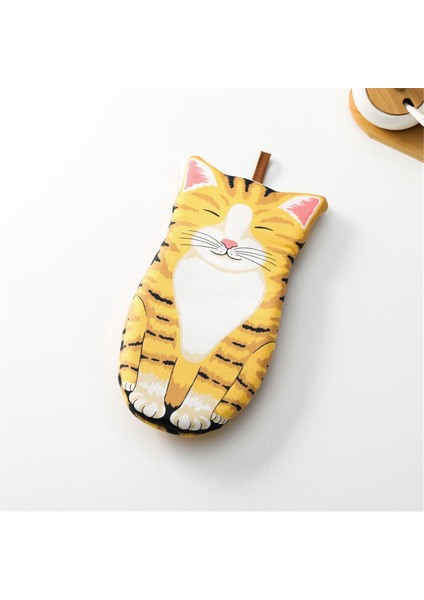 B-Cotton Sevimli Kedi Fırın Eldiveni Kedi Pençesi Pişirme Isı Yalıtımı Mikrodalga Haşlanma Önleyici Eldiven (Yurt Dışından) fırsatları