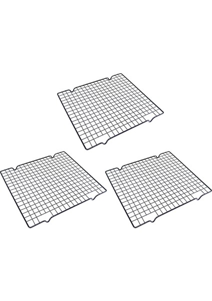 Parça Kek Soğutma Rafı, Siyah Karbon Çelik Ekmek Kurutma Ağı, Pişirme Aleti, Yapışmaz Soğutma Ağı, Fırın Tepsisi, Ağ Rafı B (Yurt Dışından)