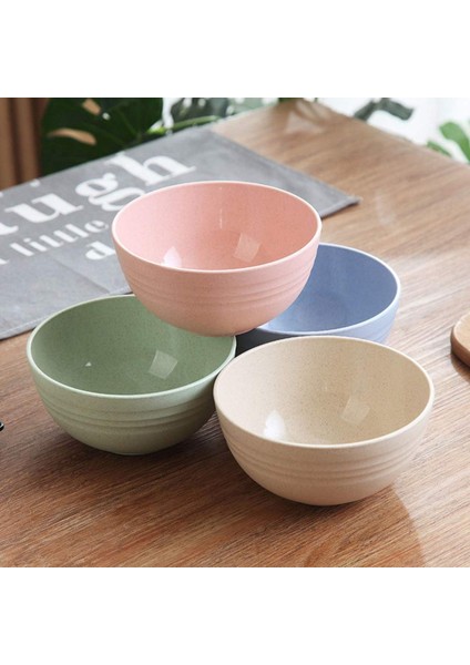 Adet 12 cm Tahıl Kasesi Buğday Samanı Kırılmaz Yeniden Kullanılabilir Kase Kase Çorba Kasesi Erişte Kabı Karıştırma Kaseleri (Yurt Dışından) fırsatları