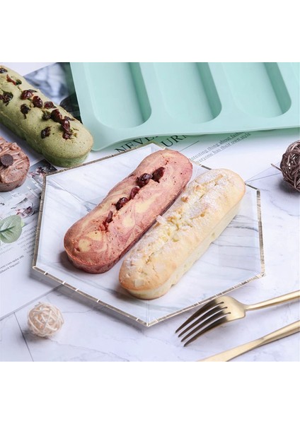 Sosisli Sandviç Ekmeği Kalıbı, Silikon Sosisli Sandviç Ekmeği Kalıbı Yapışmaz Ekmek Kalıbı Mini Dikdörtgen Sandviç Pişirme Tepsisi Sosisli Sandviç Ekmeği Ruloları (Yurt Dışından) indirimleri