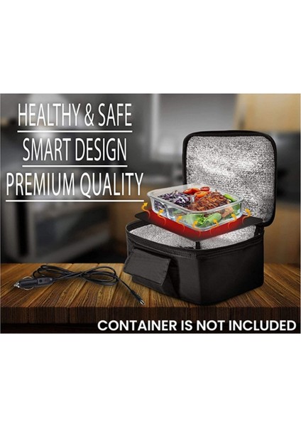 Taşınabilir Yemek Isıtıcıları Elektrikli Isıtıcı Öğle Yemeği Kutusu Mini Fırın 12V Araba Gücü Siyah (Yurt Dışından) fırsatları