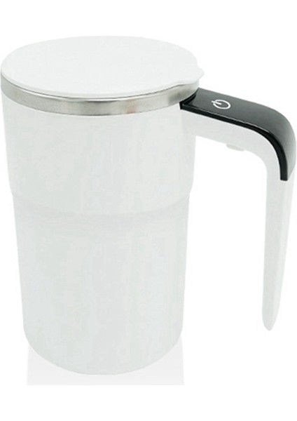 Akıllı Sıcaklık Ölçer Manyetik Otomatik Karıştırma Kabı Elektrikli Taşınabilir Kahve Kupası Süt Zamanı Kupası (Yurt Dışından)