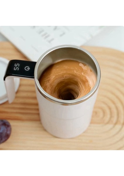 Akıllı Sıcaklık Ölçer Manyetik Otomatik Karıştırma Kabı Elektrikli Taşınabilir Kahve Kupası Süt Zamanı Kupası (Yurt Dışından) modelleri