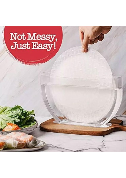 Pirinç Kağıdı Ambalaj Kabı Çin Böreği Su Kabı Pirinç Kağıdı Tutucu Vietnam Pasta Kutusu Mutfak Aletleri (Yurt Dışından) fırsatları