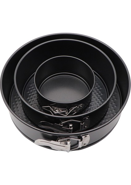 Yapışmaz Metal Pişirme Kalıbı, Mutfak Aksesuarları, Çıkarılabilir Tabanlı Yuvarlak Kek Kalıbı Karbon Çelik Kek Kalıbı (Yurt Dışından)