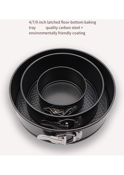 Yapışmaz Metal Pişirme Kalıbı, Mutfak Aksesuarları, Çıkarılabilir Tabanlı Yuvarlak Kek Kalıbı Karbon Çelik Kek Kalıbı (Yurt Dışından) fiyatları