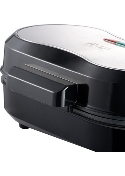 Çift Mini Omlet Makinesi Yuvarlak Yapışmaz Izgaralar 2 Kişiselleştirilmiş Kahvaltılık Chaffle ve Hamburger Yapar Ab Fişi (Yurt Dışından) modelleri