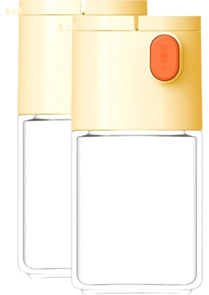 Adet Tuz ve Biberlik Tuz Kontrolü ve Baharat Şişesi Baharat Kavanozları Baharatlık Kapları Sarı (Yurt Dışından)