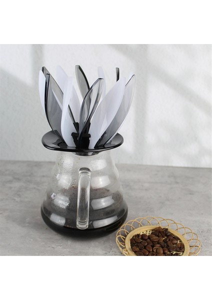 Kahve Filtresi Damlama El Demleme Kahve Filtresi Kahve Damlatıcı Spiral Kaburga Tasarımı 1-4 Fincan Için Ev Ofis Siyah + Beyaz (Yurt Dışından) fırsatları