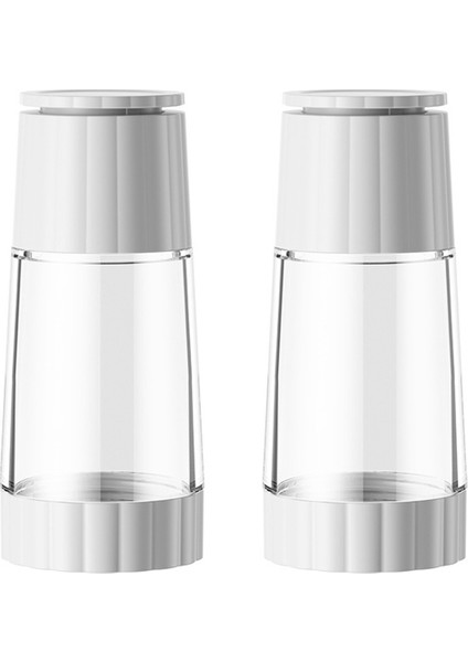 Karabiber Öğütücü Manuel Karabiber Taneleri Deniz Tuzu Öğütme Şişesi Karabiber Tozu Öğütme Ev Baharat Şişesi Beyaz (Yurt Dışından)