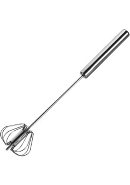 12 Inç Paslanmaz Çelik Yarı Otomatik Çırpıcı, El Itmeli Döner Blender Yumurta Çırpıcı, Mikser Karıştırıcı Mutfak Aleti (Yurt Dışından)