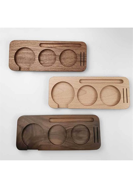 51 mm Ahşap Kahve Tamper Istasyonu Standı Kahve Portafiltre Tutucu Pres Standı Espresso Dağıtım Kolu Tutucu, B (Yurt Dışından) fırsatları