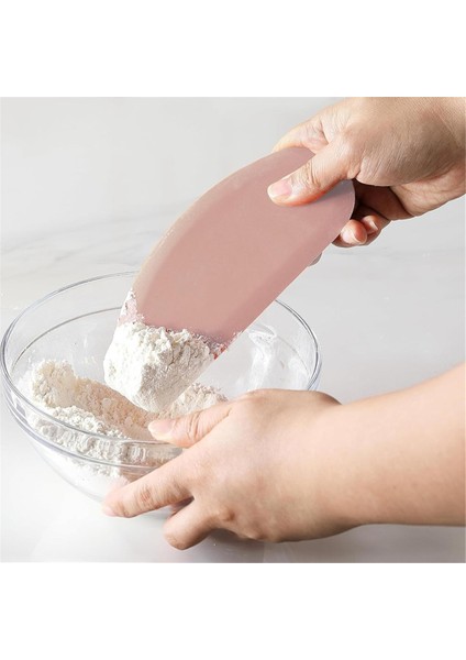 Silikon Kase Kazıyıcı Esnek Kavisli Kenar Gıda Sınıfı Tezgah Hamur Kazıyıcı Isıya Dayanıklı Mutfak Tava Kazıyıcı (Yurt Dışından) fırsatları