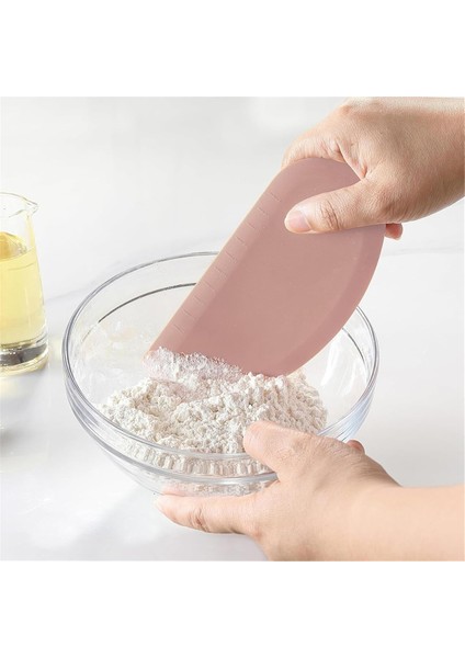 Silikon Kase Kazıyıcı Esnek Kavisli Kenar Gıda Sınıfı Tezgah Hamur Kazıyıcı Isıya Dayanıklı Mutfak Tava Kazıyıcı (Yurt Dışından) indirimleri