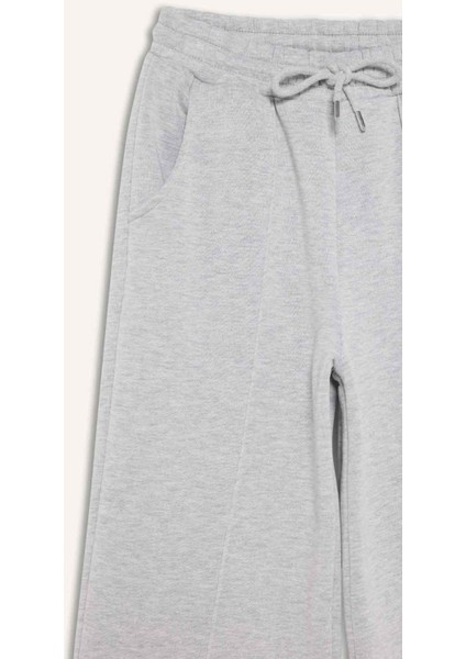 Straight Fit Beli Bağcıklı Cepli Düz Paça Eşofman Altı A0954AX25WN