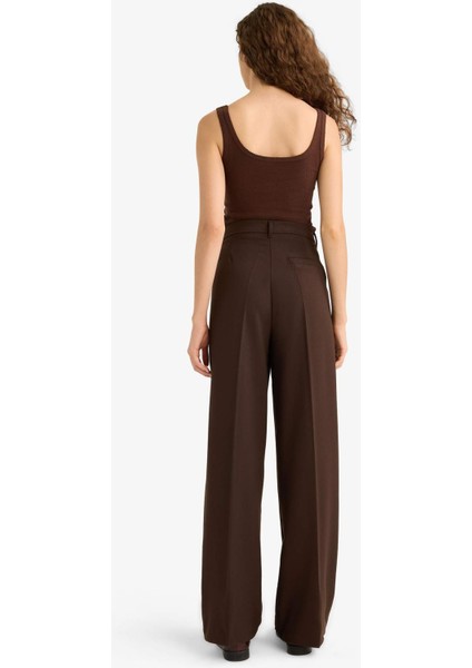 Straight Fit Fleto Cepli Normal Bel Standart Boy Pantolon F6214AX25AU indirimleri