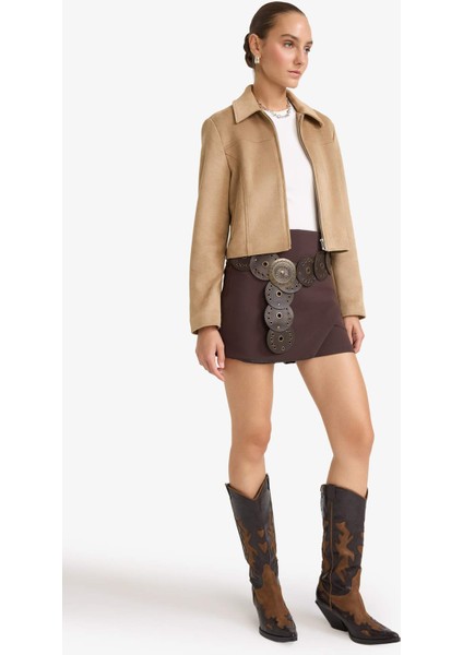 Yüksek Bel Şort Etek F8310AX25AU fiyatları