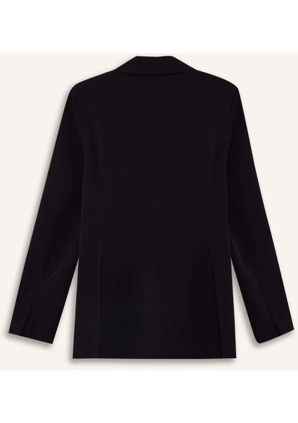Afra x DeFacto Regular Fit Düğmeli Blazer Ceket F9441AX25WN