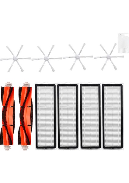 Xiaomi Mi Robot Vakum Paspas 2 Mijia 2c STYTJ03ZHM Ana Yan Fırça Hepa Filtre Elektrikli Süpürge Yedek Parçaları (Yurt Dışından)
