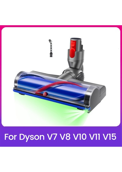 Dyson V7 V8 V10 V11 V15 Doğrudan Tahrikli Başlık Hızlı Çıkarmalı Başlık Temizleyici Fırçaları Için LED Işıklı Temizleyici Değişimi (Yurt Dışından)