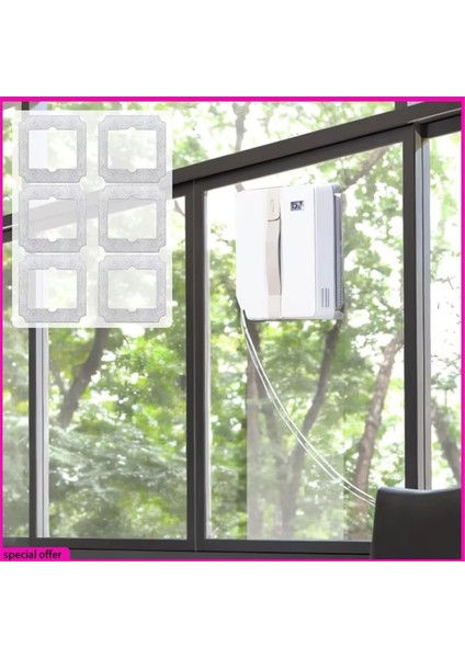 Ecovacs Wınbot Mini Pencere Temizleme Robotu Için 6 Adet Temizleme Pedi, Ecovacs Wınbot Için Robot Temizleme Bezi (Yurt Dışından) fırsatları