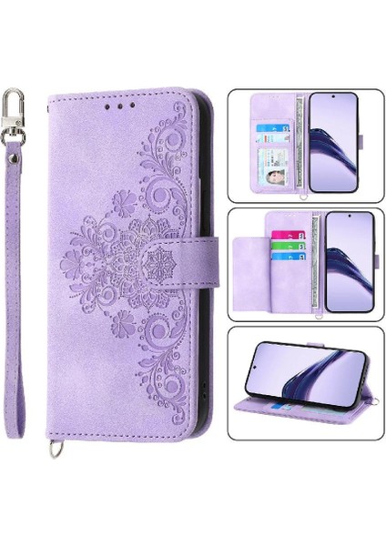 Realme 14 Pro Plus Çiçek 5 Kart Yuvası Tutucu Standı Kadın Erkek Gül Manyetik Cüzdan Kapaklı Koruyucu Telefon Kılıfı (Yurt Dışından) indirimleri