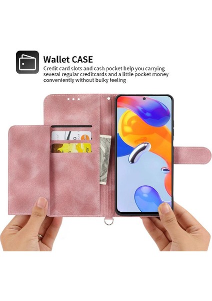 Xiaomi Redmi Note 11 Pro Çiçek 5 Kart Yuvası Tutucu Standı Kadın Erkek Gül Manyetik Cüzdan Kapaklı Koruyucu Telefon Kılıfı (Yurt Dışından) modelleri