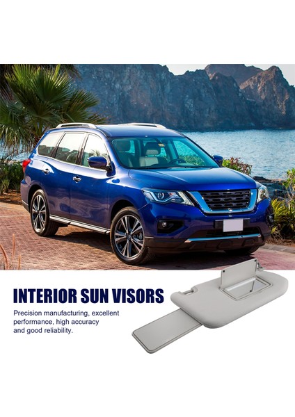 Nissan Pathfinder R52 2013-2018 Infiniti QX60 JX35 2013-2017 Gri Için Sağ Araba Iç Güneşlik (Yurt Dışından) fırsatları
