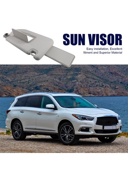 Nissan Pathfinder R52 2013-2018 Infiniti QX60 JX35 2013-2017 Gri Için Sağ Araba Iç Güneşlik (Yurt Dışından) indirimleri