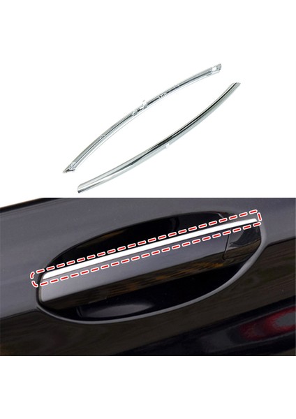 Çift Dış Kapı Kolu Galvanik Şerit Parlak Metal Şerit Aksesuarları 51217472725 Bmw G12 7 Serisi 2016-2021 Için (Yurt Dışından) fiyatları
