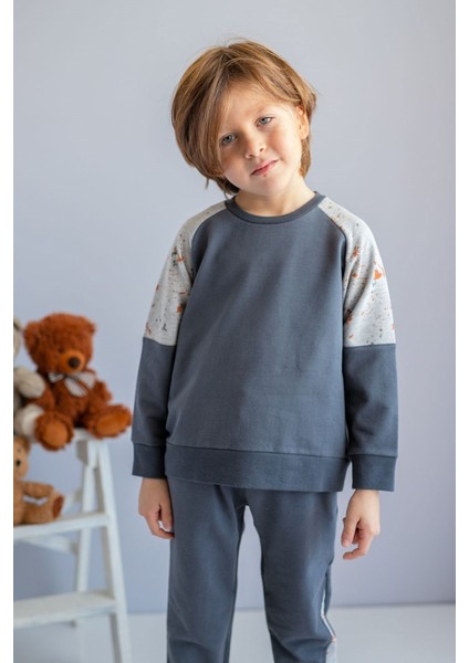 Erkek Çocuk Antrasit Sweatshirt (6-12YAŞ) modelleri