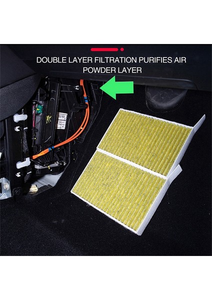 Adet Model 3 Klima Filtresi Değiştirme Tesla Model 3 Y Aktif Karbon Araba Hava Filtresi ile (Yurt Dışından) fiyatları