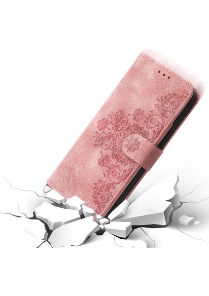 iPhone 16 Pro Çiçek 5 Kart Yuvası Tutucu Standı Kadın Erkek Gül Manyetik Cüzdan Kapaklı Koruyucu Telefon Kılıfı (Yurt Dışından) indirimleri