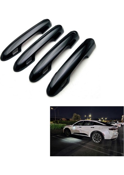 Toyota Crown Crossover 2023 Aksesuarları Için Araba Dış Kapı Kolu Kapağı Trim Çıkartmaları - Siyah (Yurt Dışından) fırsatları