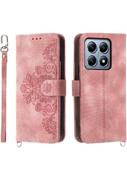 Xiaomi 14T Pro 5g Çiçek 5 Kart Yuvası Tutucu Standı Kadın Erkek Gül Manyetik Cüzdan Kapaklı Koruyucu Telefon Kılıfı (Yurt Dışından) fiyatları