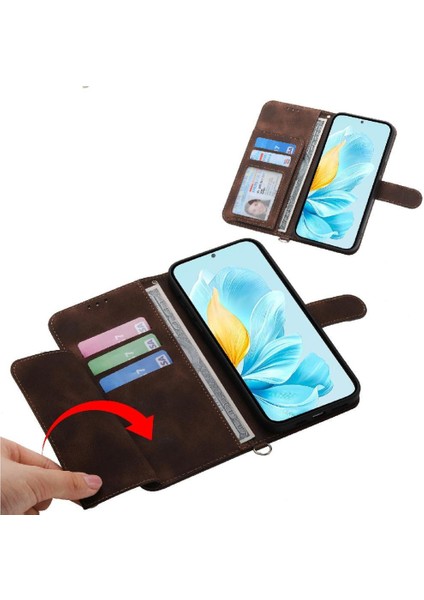 Realme 15T Çiçek 5 Kart Yuvası Tutucu Standı Kadın Erkek Gül Manyetik Cüzdan Kapaklı Koruyucu Telefon Kılıfı (Yurt Dışından) indirimleri