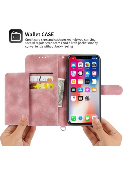 iPhone X/xs Çiçek 5 Kart Yuvası Tutucu Standı Kadın Erkek Gül Manyetik Cüzdan Kapaklı Koruyucu Telefon Kılıfı (Yurt Dışından) indirimleri