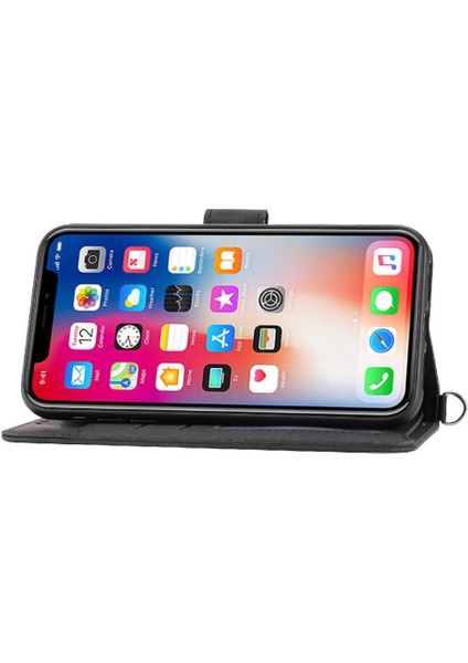 iPhone X/xs Çiçek 5 Kart Yuvası Tutucu Standı Kadın Erkek Gül Manyetik Cüzdan Kapaklı Koruyucu Telefon Kılıfı (Yurt Dışından) indirimleri