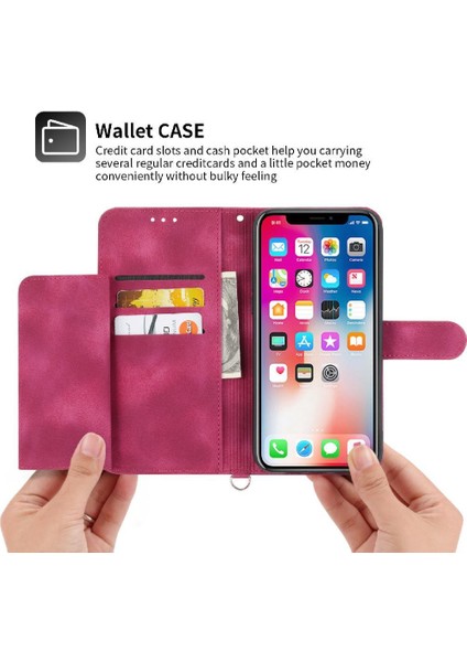 iPhone X/xs Çiçek 5 Kart Yuvası Tutucu Standı Kadın Erkek Gül Manyetik Cüzdan Kapaklı Koruyucu Telefon Kılıfı (Yurt Dışından) indirimleri
