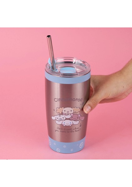 Sanrio Lisanslı Metal Pipetli Kapaklı Termos 530 ml Cinna fiyatları