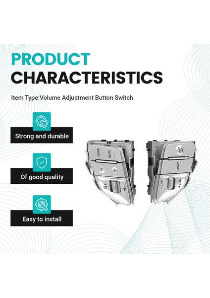 Çok Fonksiyonlu Direksiyon Simidi Düğmesi Ses Ayar Düğmesi Seyir Kontrol Anahtarı Hyundai Tucson IX35 2010-2014 (Yurt Dışından) indirimleri