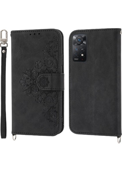 Xiaomi Redmi Note 11S Çiçek 5 Kart Yuvası Tutucu Standı Kadın Erkek Gül Manyetik Cüzdan Kapaklı Koruyucu Telefon Kılıfı (Yurt Dışından) indirimleri
