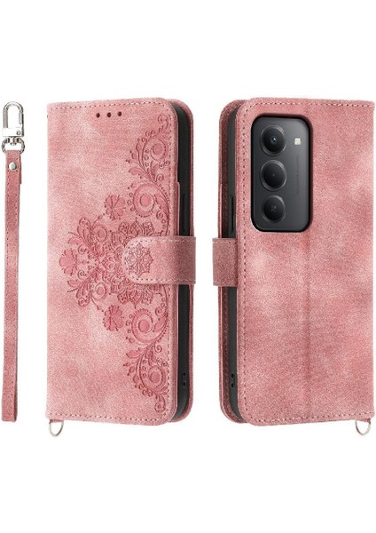 Xiaomi Redmi 15 Çiçek 5 Kart Yuvası Tutucu Standı Kadın Erkek Gül Manyetik Cüzdan Kapaklı Koruyucu Telefon Kılıfı (Yurt Dışından) fiyatları