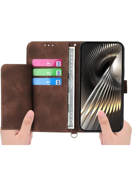 Xiaomi Poco F7 5g Çiçek 5 Kart Yuvası Tutucu Standı Kadın Erkek Gül Manyetik Cüzdan Kapaklı Koruyucu Telefon Kılıfı (Yurt Dışından) fiyatları
