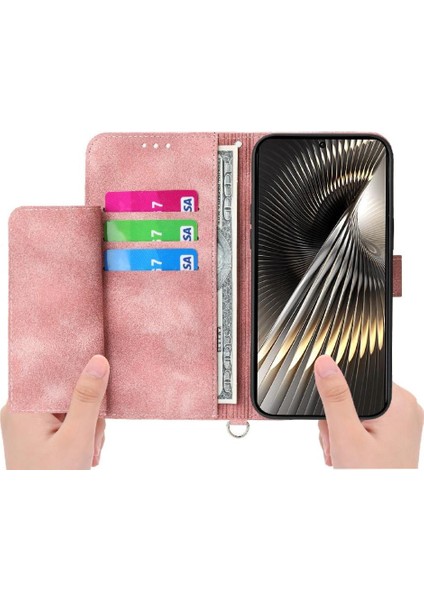 Xiaomi Poco F7 5g Çiçek 5 Kart Yuvası Tutucu Standı Kadın Erkek Gül Manyetik Cüzdan Kapaklı Koruyucu Telefon Kılıfı (Yurt Dışından) modelleri