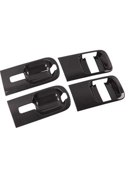 6 Adet/takım Araba Abs Karbon Fiber Kapı Kolu Kase Kapağı Hyundai Grand Starex Için H1 I800 2018-2020 Araba Aksesuarları (Yurt Dışından)