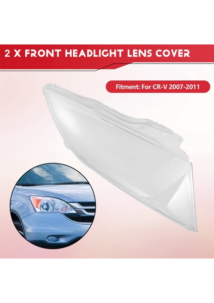 Honda Crv Cr-V 2007 08 09 10 2011 Araç Far Cam Kapağı Far Abajur Ön Otomatik Far Kabı Için Sol+Sağ Çifti (Yurt Dışından) fırsatları