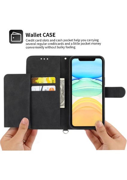iPhone 11 Pro Max Çiçek 5 Kart Yuvası Tutucu Standı Kadın Erkek Gül Manyetik Cüzdan Kapaklı Koruyucu Telefon Kılıfı (Yurt Dışından) indirimleri